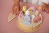 Torta di compleanno rosa