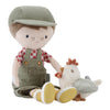 Bambola morbida Jim pollo - 35 cm