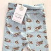Hust&Claire  - Pantalone con piedi LANI fantasia camion vintage