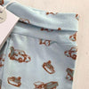 Hust&Claire  - Pantalone con piedi LANI fantasia camion vintage