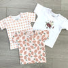 Hust&Claire - Pack ALVI 3 T-shirt manica corta a fantasia rosa